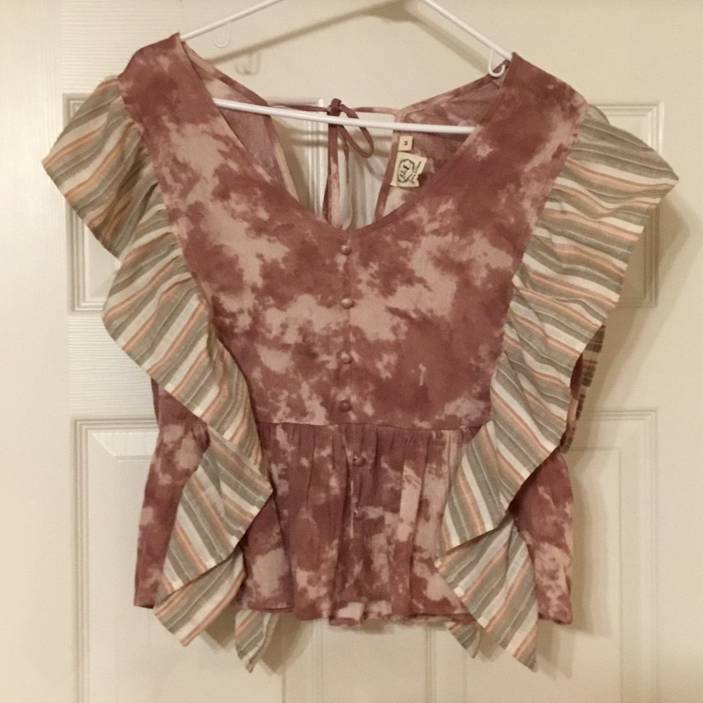 Grace & Emma, Size M, Pinkish mauve with multi
